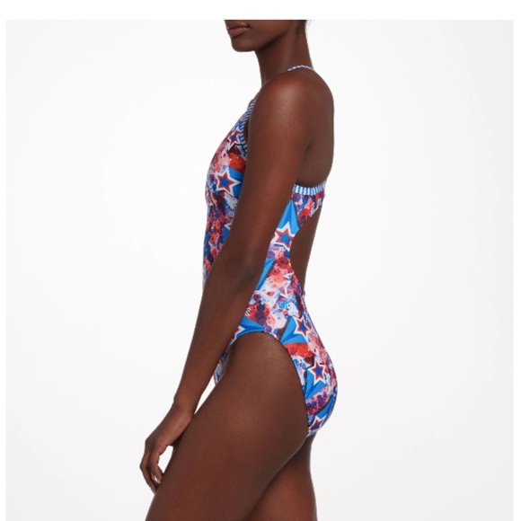 Dolfin Women's Uglies Liberty Print V-2 Back Swim - Picture 5 of 7